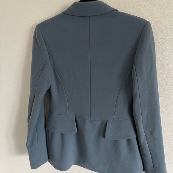 Iris Setlawke Baby Blue Linen Cotton Blend Blazer, size 2 - Picture 7 of 8